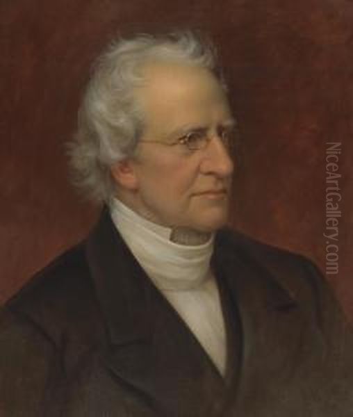 Portrait Of Charles Hodge Oil Painting by Rembrandt Peale