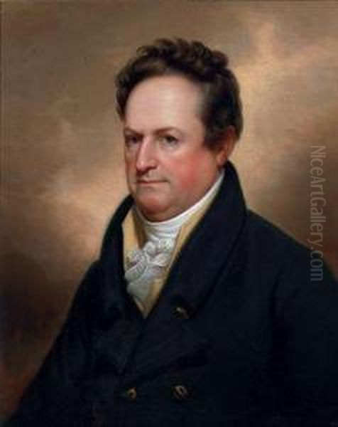 Portrait Of Dewitt Clinton Oil Painting by Rembrandt Peale