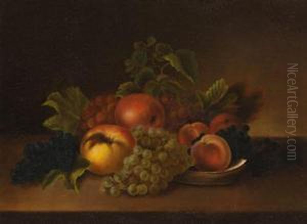 Still Life Of Fruit Oil Painting by Rubens Peale