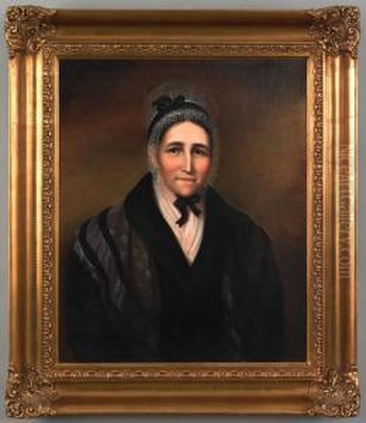 Portrait Of Mrs. Charles Jessop Oil Painting by Sarah Miriam Peale