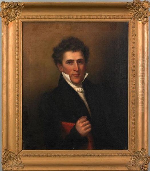 Portrait Of William Jessop(b.1800) Oil Painting by Sarah Miriam Peale