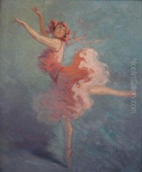 Danseuse Oil Painting by Rene Louis Pean