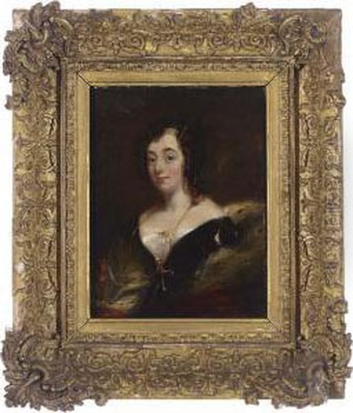 Portrait Of A Lady Oil Painting by Mary Martha Dutton Pearson