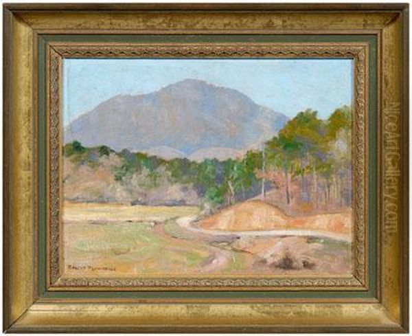 Warrior Mountain Oil Painting by Robert Pearson