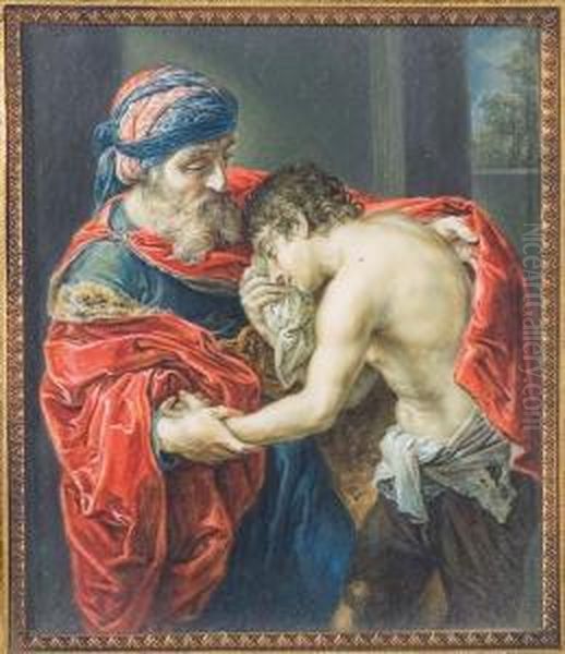 Il Figliol Prodigo Oil Painting by Laurent Pecheux