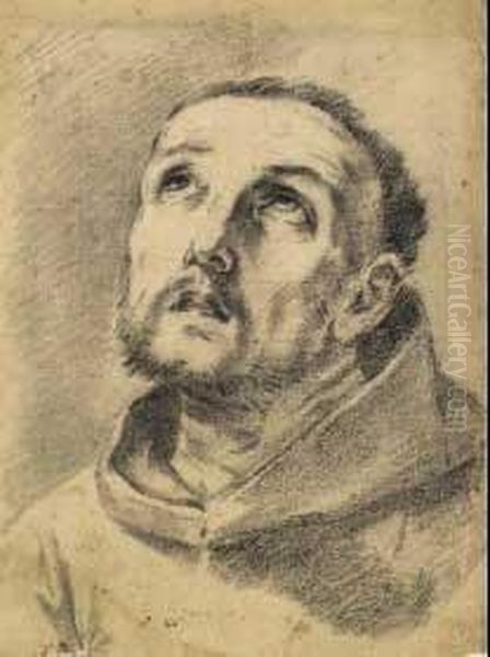 San Francesco Oil Painting by Filippo Pedrini