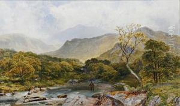 Welsh Valley Oil Painting by James Peel