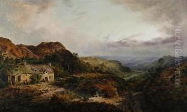 In The Highlands Oil Painting by James Peel