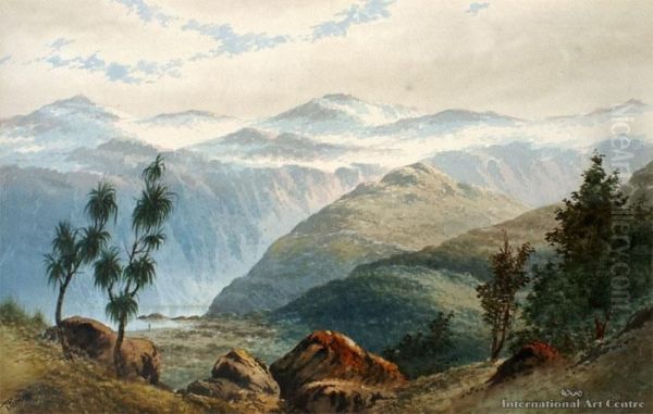 Southern Alps Oil Painting by Tom Peerless