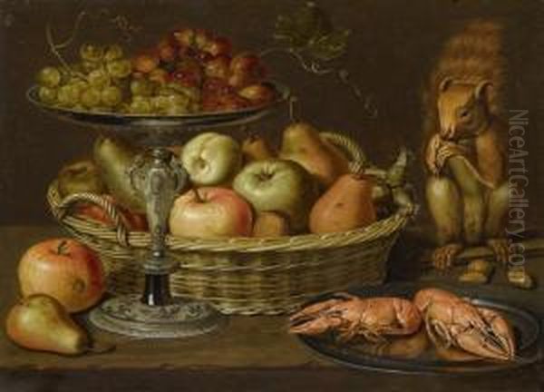 Still Life With Oil Painting by Clara Peeters