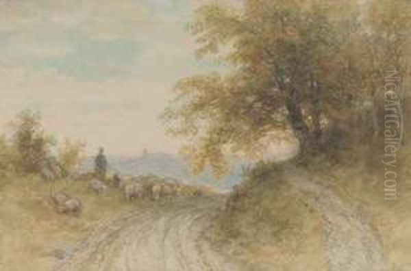 Mamolsheim Oil Painting by Friedrich Eugen Peipers