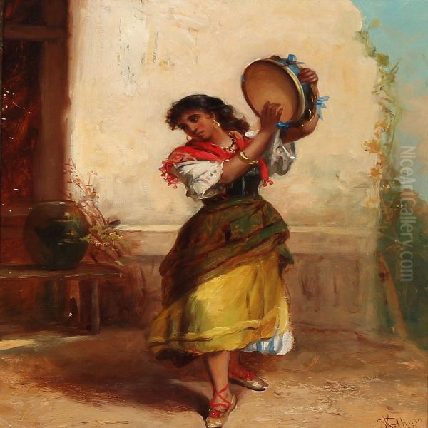 Souvenir A Cordova Oil Painting by Thomas Kent Pelham