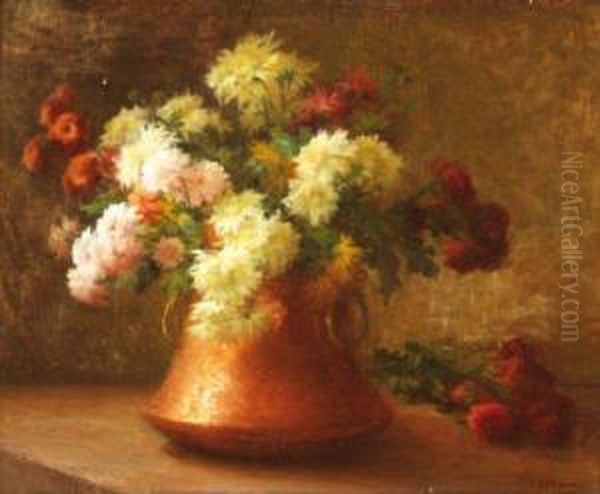 Le Chaudron Fleuri Oil Painting by Charles Pelissier