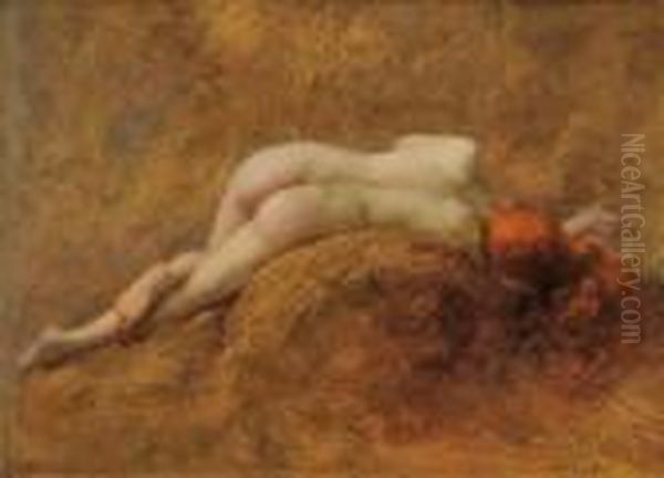 La Nue D'or Oil Painting by Albert Joseph Penot