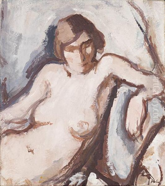 Nude Oil Painting by Samuel John Peploe