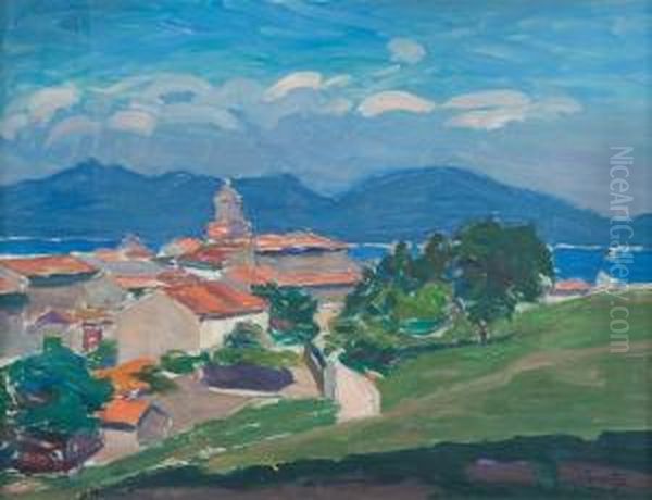 Saint-tropez Oil Painting by Jacques Peretto