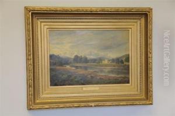 Ballindalloch Castle Oil Painting by Arthur Perigal