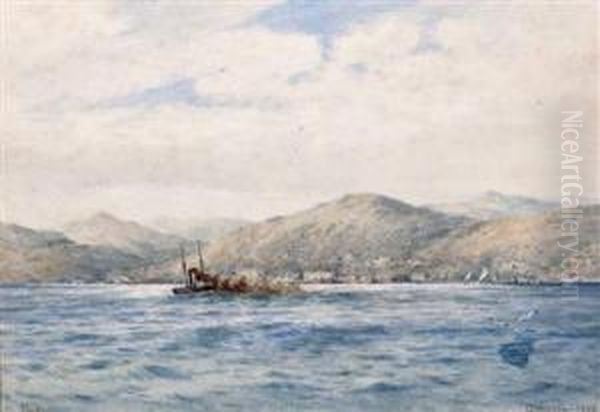 Blick Auf Opatija Oil Painting by Anton Perko