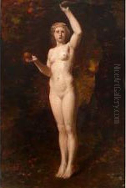 Eve Oil Painting by Alfred Feyen Perrin