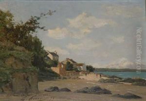 Bord De Mer Breton Oil Painting by Georges Perrot