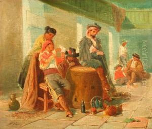 In Andalusien Oil Painting by H. Perry