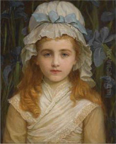 Lilla's A Lady Oil Painting by Kate, Nee Dickens Perugini