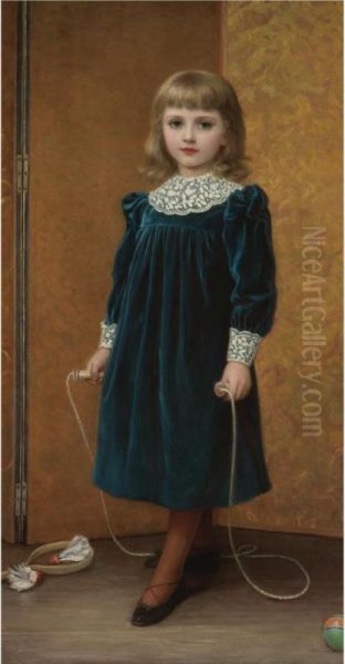 Portrait Of Dora Oil Painting by Kate, Nee Dickens Perugini