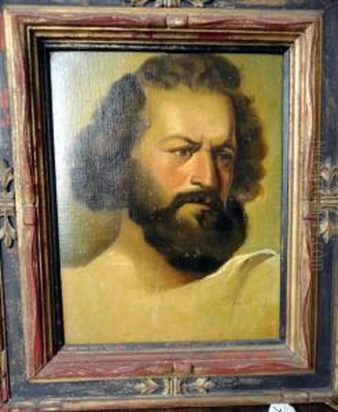 Ritratto Virile Oil Painting by Federico Peschiera