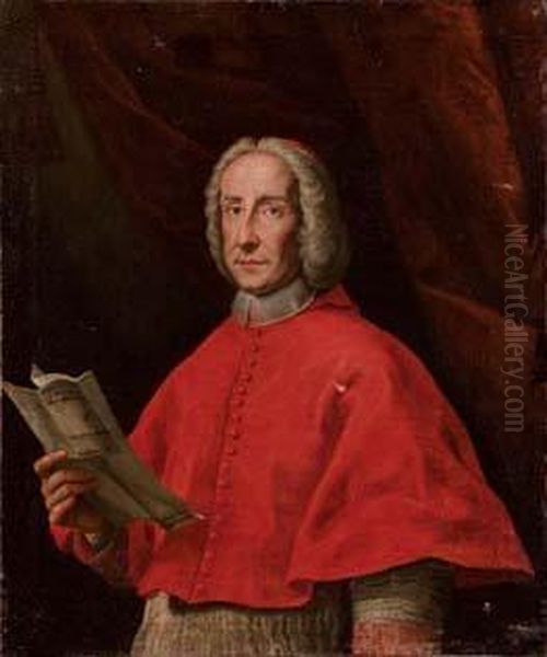 Ritratto Del Cardinal Pietro Ottoboni Oil Painting by Girolamo Pesci