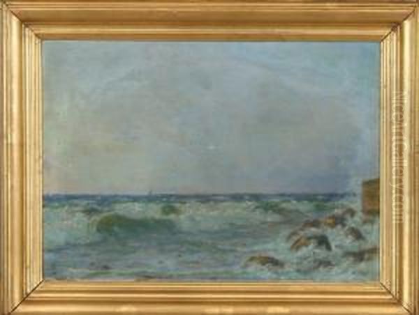 Seascapes Oil Painting by Elias Petersen