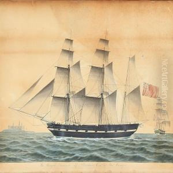 The Barque Universe Of Aberdeen , Comd Oil Painting by Jacob Petersen