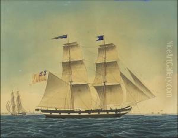 The Ship Boomerang Of Dundee Oil Painting by Jacob Peterson