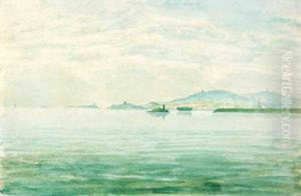 Hill Of Houth, Bay Of Dublin Oil Painting by John Petherick