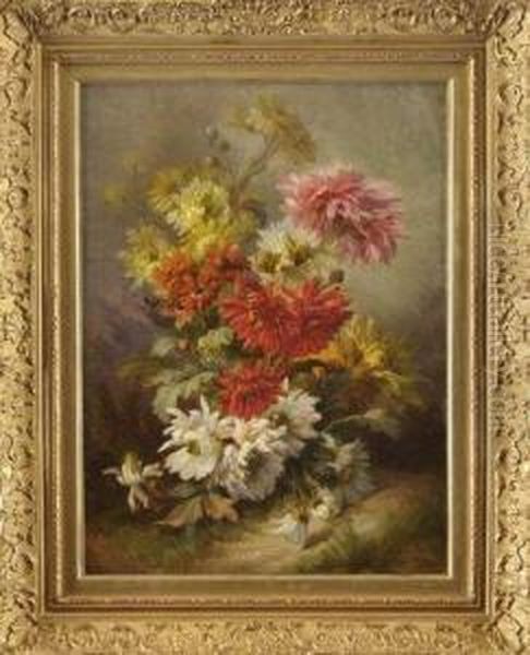 Bouquet Sauvage Oil Painting by Eugene Petit