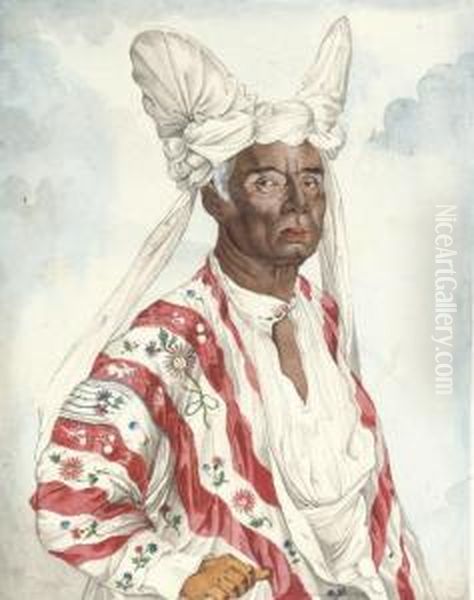 Naba-leba, Roi De Solor Oil Painting by Nicholas Martin Petit