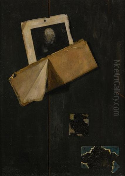 Study For A Board Painting Oil Painting by John Frederick Peto