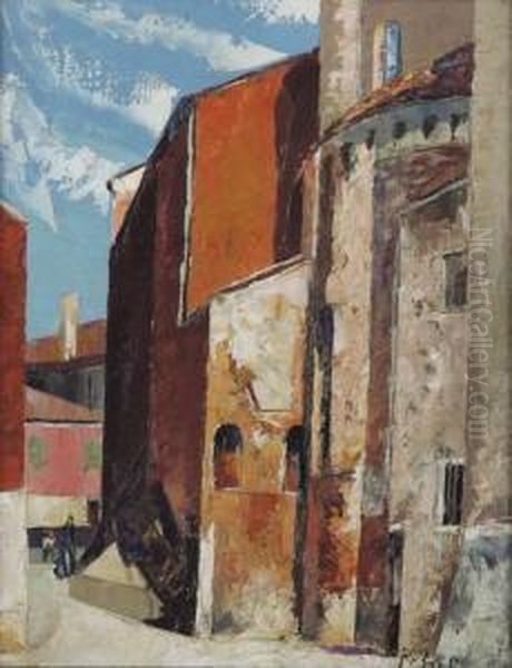 San Raffaele, Venezia Oil Painting by Vittorio Petrella Da Bologna