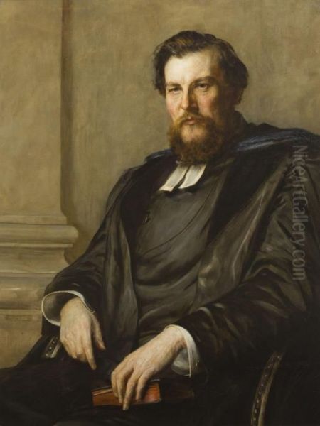 Portrait Of A Lawyer Oil Painting by John Pettie