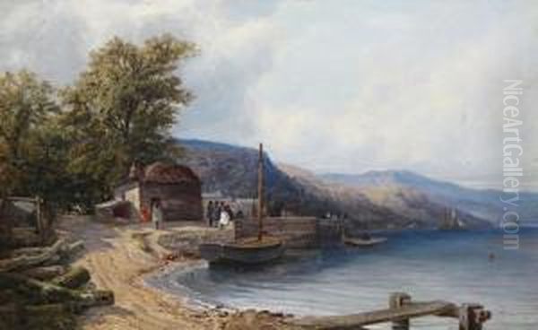 Ferry House Oil Painting by Joseph Paul Pettitt