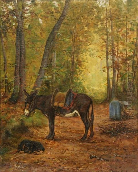 Rest Stop Oil Painting by Juliette Peyrol Bonheur