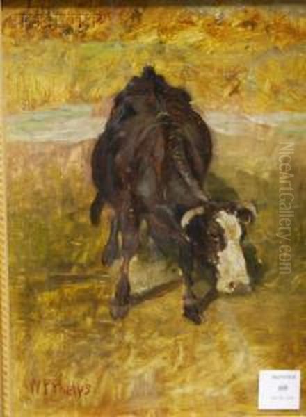 The Roving Cow Oil Painting by William Preston Phelps