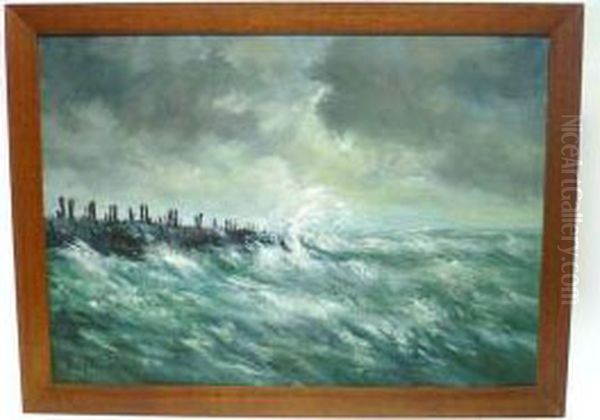 Mer Du Nord Oil Painting by John Philipp