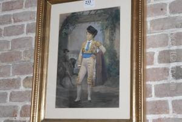 Personaggi In Abiti Tradizionali Oil Painting by Herrich Philippe