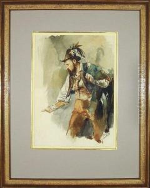 Type D'homme Italien Oil Painting by Leon Philippet