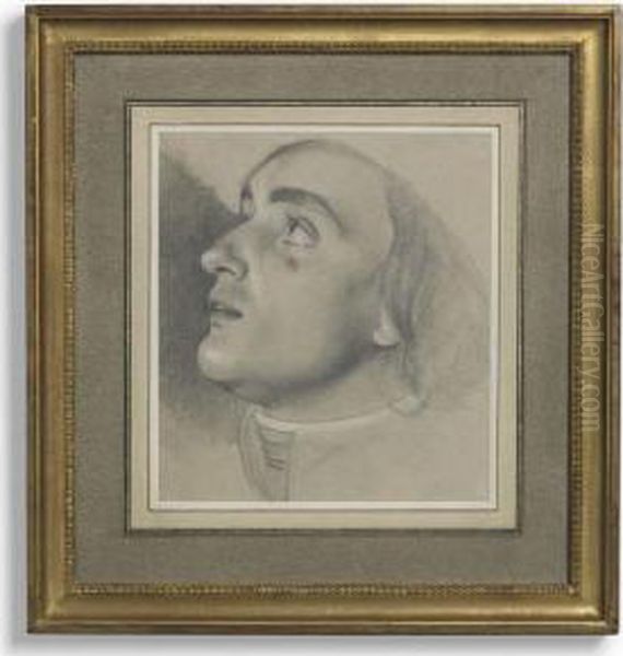 Study For The Head Of Jean-baptiste Boyer-fonfrede Oil Painting by Henri Felix Emmanuel Philippoteaux