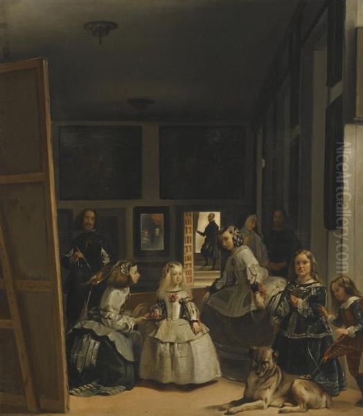 Las Meninas Oil Painting by John Phillip