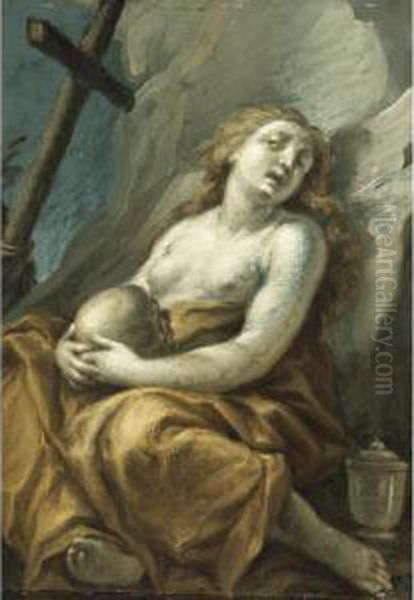 Maddalena Oil Painting by Giuseppe Antonio Pianca