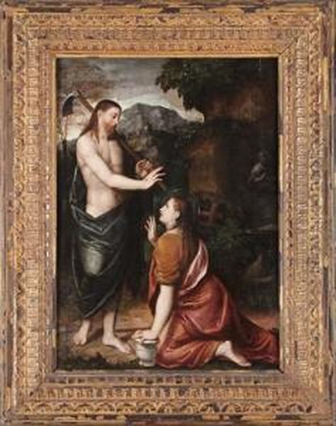 Noli Me Tangere Oil Painting by Calisto Piazza