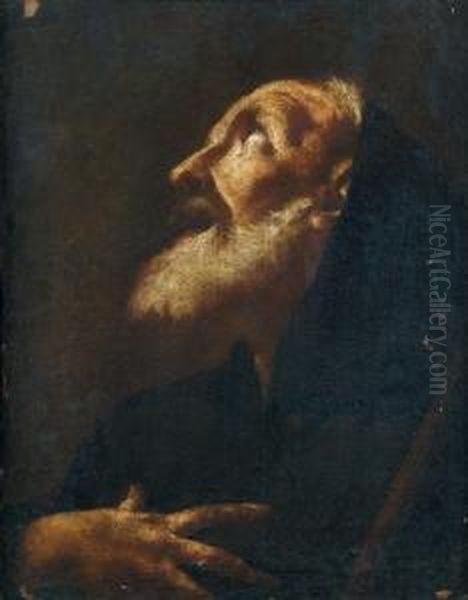 Portrait D'homme Oil Painting by Giovanni Battista Piazzetta