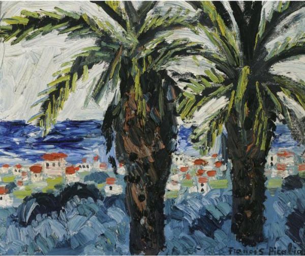 Juan-les-pins Oil Painting by Francis Picabia